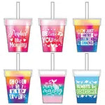 Silicone 8oz Kids Toddler Kiddo Super Cups - 6 Pieces Per Retail Ready Display 25604 ROUGHNECK