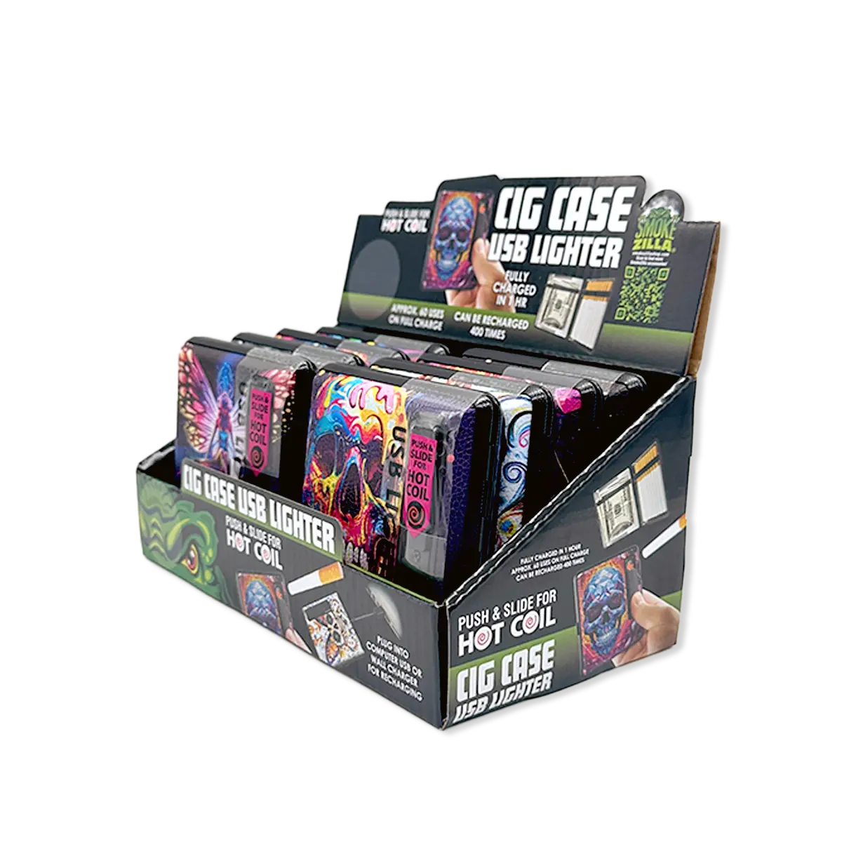 Smokezilla Curated Best Sellers Smoking Accessories Floor Display 88677 NOVELTY INC