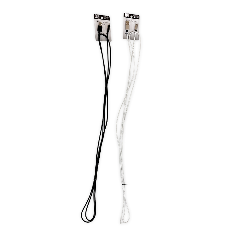 10FT Braided Sync and Charge Cable Assortment Floor Display - 24 Pieces Per Retail Ready Display Kit 88585 GADGET GEAR