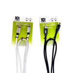 10FT Braided Sync and Charge Cable Assortment Floor Display - 24 Pieces Per Retail Ready Display Kit 88585 GADGET GEAR