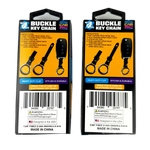 Buckle Key Chain - 6 Pieces Per Retail Ready Display 25767 CAR VIBEZ