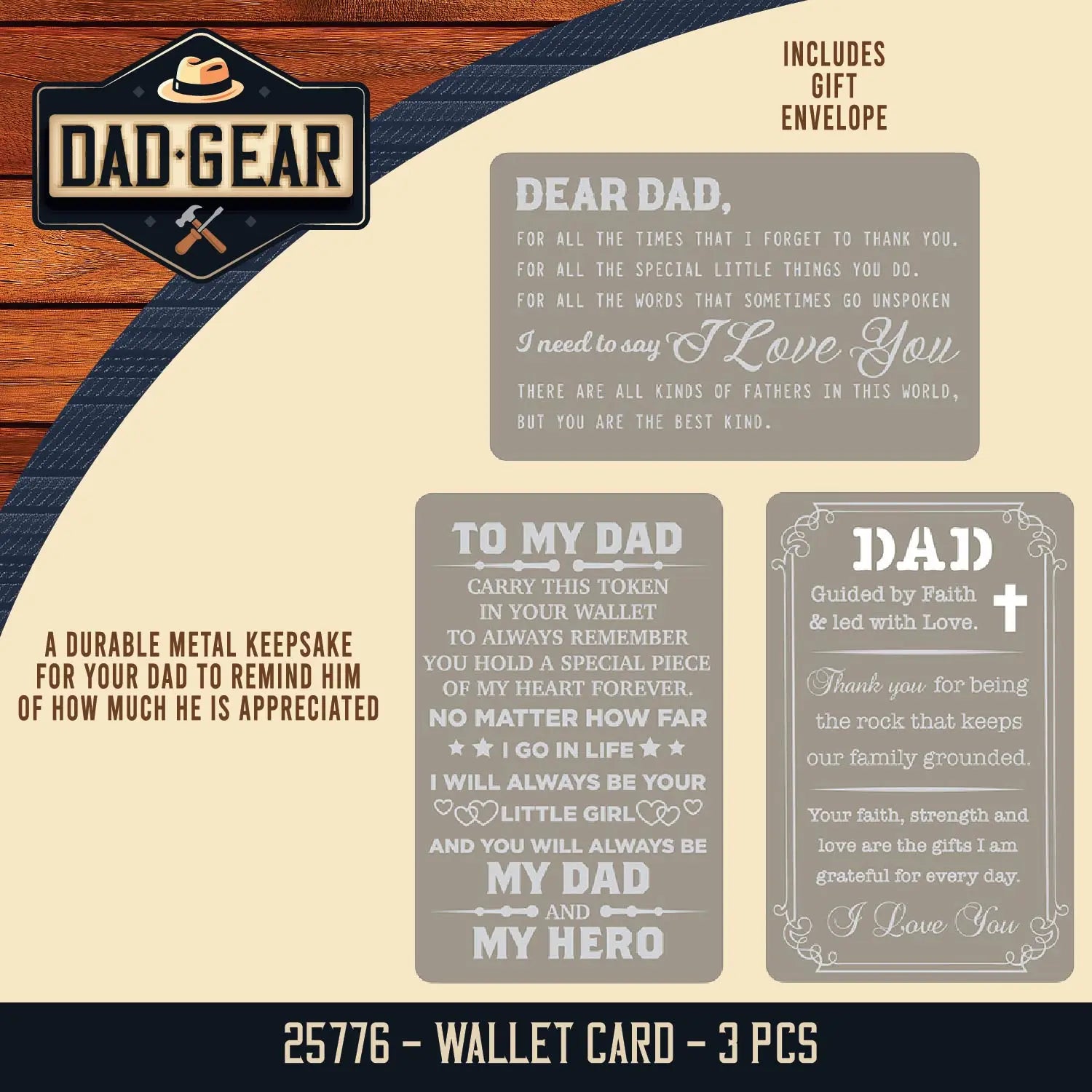 Father's Day Assorted Floor Display - 50 Pieces Per Retail Ready Display 88587 KIPP BROTHERS