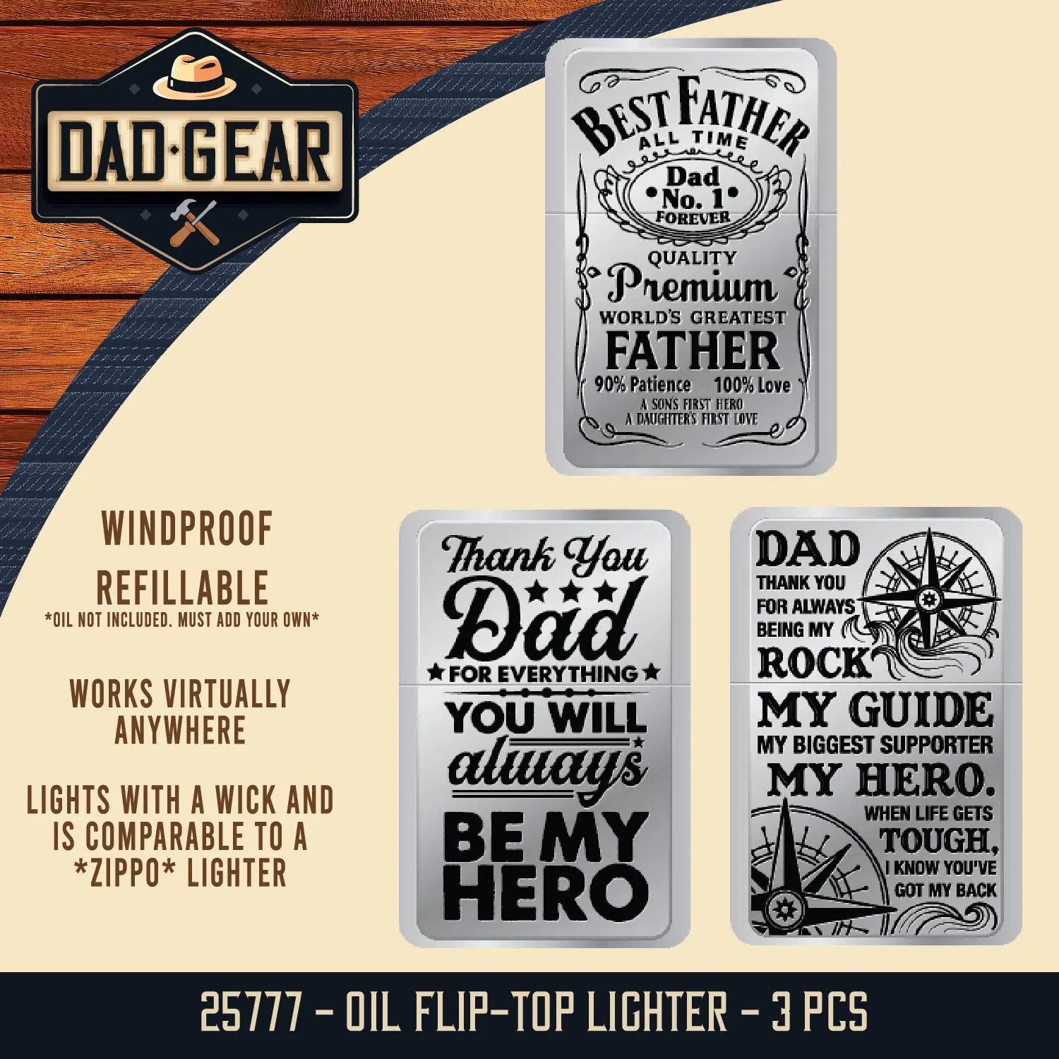 Father's Day Assorted Floor Display - 50 Pieces Per Retail Ready Display 88587 KIPP BROTHERS