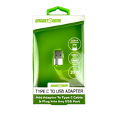 Charging Adapter USB-C to USB Converter - 6 Pieces Per Retail Ready Display 25786 GADGET GEAR