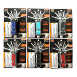 8-In-1 Pocket Toolkit Multi-Tool with Lights - 6 Pieces Per Retail Ready Display 25789 ROUGHNECK