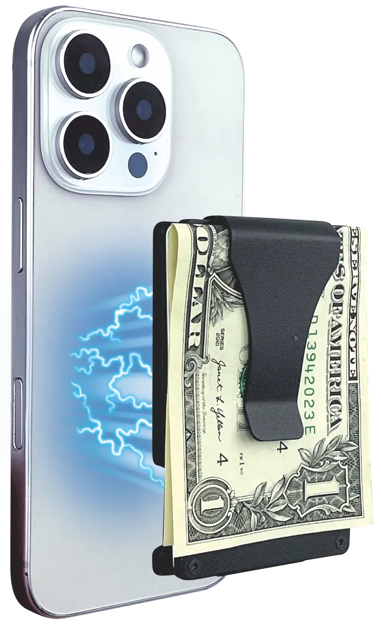 Magnetic Metal RFID Blocking Ultra-Thin Wallet - 6 Pieces Per Retail Ready Display 25803 GADGET GEAR