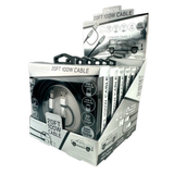 Charging Cable Quick Switch 2 in 1 Multi-Head USB to USB-C 20FT 100W - 6 Pieces Per Retail Ready Display 25823 GADGET GEAR