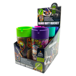 Full Print Glass Butt Bucket Ashtray - 6 Pieces Per Retail Ready Display 25830 SMOKEZILLA