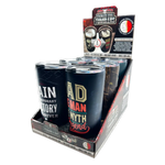 Stainless Steel 20oz Metal Emblem Insulated Printed Tumblers - 6 Pieces Per Retail Ready Display 25835 GEAR HEAD