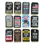 Patriotic Gearhead Dual Torch Lighter - 12 Pieces Per Retail Ready Display 25838 SMOKEZILLA