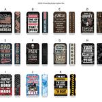 Patriotic Gearhead Dual Torch Lighter - 12 Pieces Per Retail Ready Display 25838 SMOKEZILLA