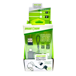 Multi-Port Keychain Adapter - 6 Pieces Per Retail Ready Display 25850 GADGET GEAR