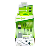 Multi-Port Keychain Adapter - 6 Pieces Per Retail Ready Display 25850 GADGET GEAR