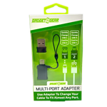 Multi-Port Keychain Adapter - 6 Pieces Per Retail Ready Display 25850 GADGET GEAR