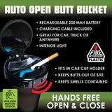 Auto Open Butt Bucket - 6 Per Retail Ready Wholesale Display 25851 SMOKEZILLA