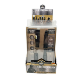 Multi-Tool 6-In-1 Tactical Pen with LED Flashlight - 6 Pieces Per Retail Ready Display 25852 TAC GEAR