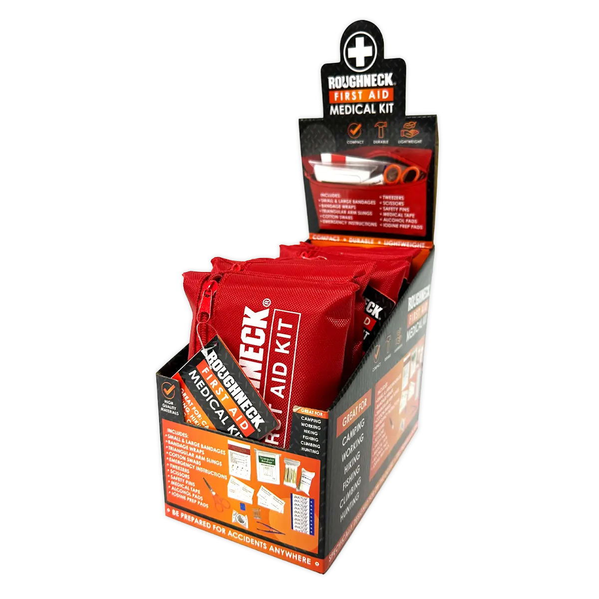 First Aid Kit - 6 Pieces Per Retail Ready Display 25900 ROUGHNECK