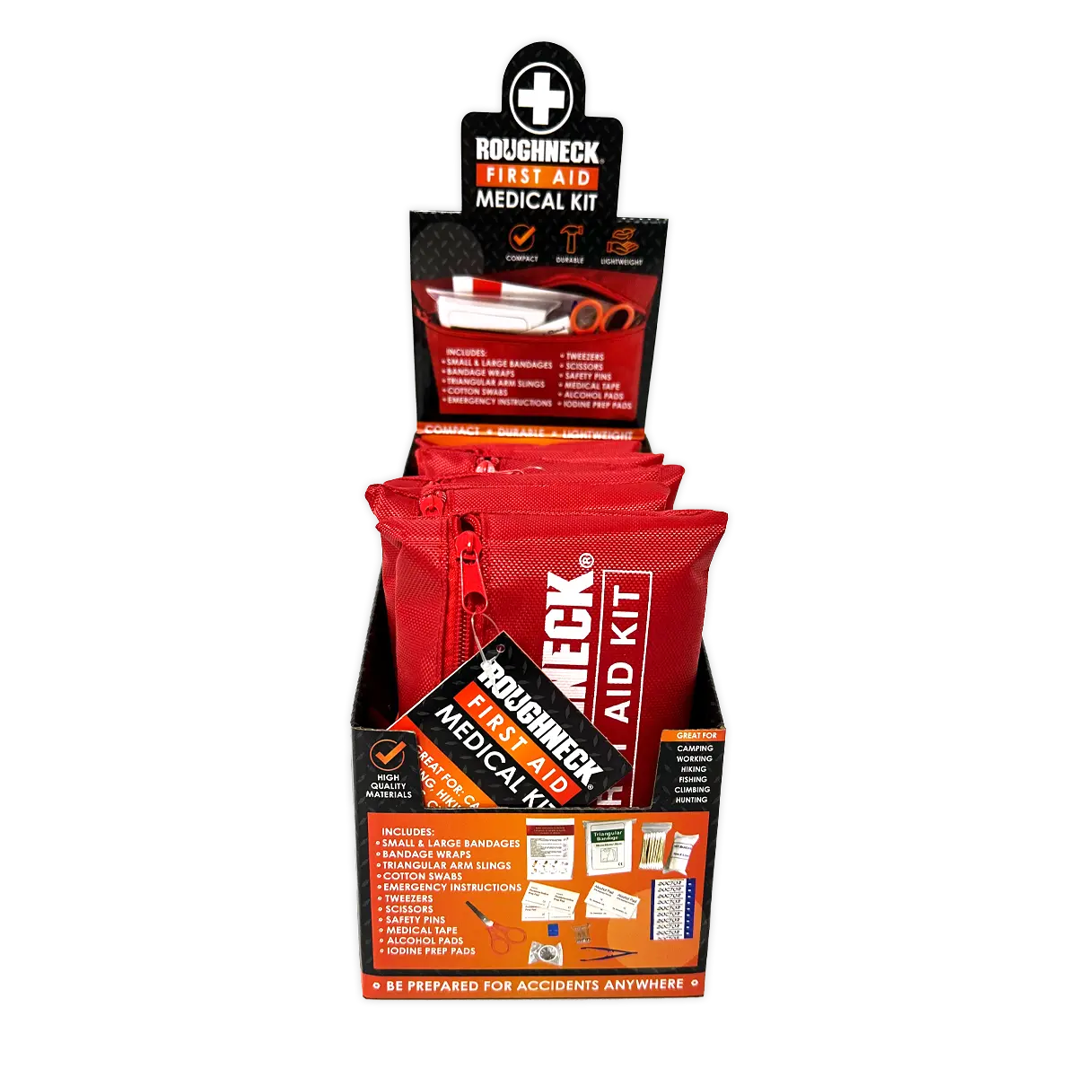 First Aid Kit - 6 Pieces Per Retail Ready Display 25900 ROUGHNECK