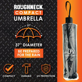 Compact Umbrella with Merchandising Hang Strip - 6 Pieces Per Retail Ready Display 25901 ROUGHNECK