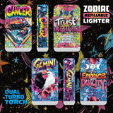 Zodiac Dual Torch Lighter- 12 Pieces Per Retail Ready Display 25915 SMOKEZILLA