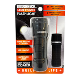 LED Laser Pointer Flashlight with Soft Touch Coating - 6 Pieces Per Retail Ready Display 25919 ROUGHNECK
