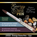 Energy Stone Pen - 12 Pieces Per Display 25920 NOVELTY INC