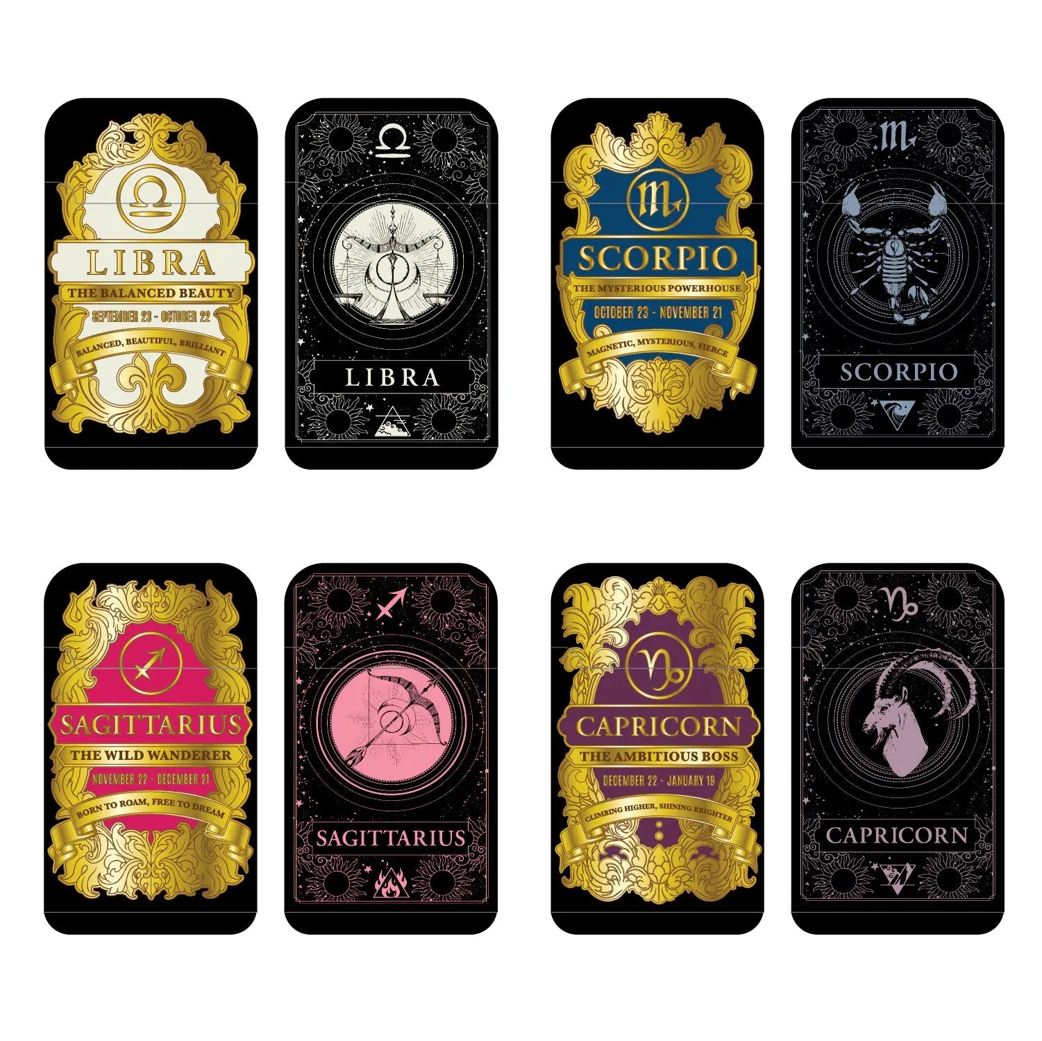 Zodiac Foil Dual Turbo Torch Lighter- 12 Pieces Per Retail Ready Display 25921 SMOKEZILLA