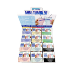 Stainless Steel 2oz Insulated Mini Shot Tumblers - 12 Pieces Per Retail Ready Display 25943 GEAR HEAD