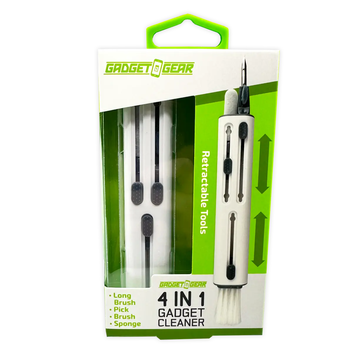 Tech Cleaner 4 in 1 Tool - 6 Pieces Per Retail Ready Display 25944 GADGET GEAR