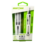 Tech Cleaner 4 in 1 Tool - 6 Pieces Per Retail Ready Display 25944 GADGET GEAR