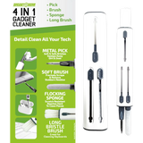 Tech Cleaner 4 in 1 Tool - 6 Pieces Per Retail Ready Display 25944 GADGET GEAR