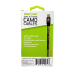 Charging Cable Camo USB-A-to-USB-C 3FT - 6 Pieces Per Retail Ready Display 25972 GADGET GEAR