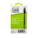 Charging Cable Camo USB-A-to-USB-C 3FT - 6 Pieces Per Retail Ready Display 25972 GADGET GEAR