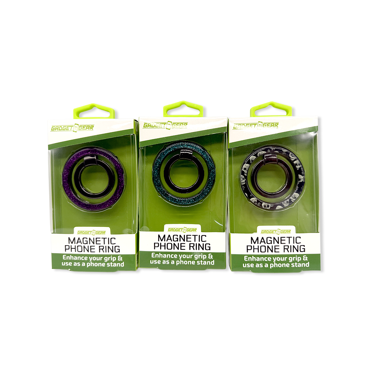 Magnetic Phone Ring - 6 Pieces Per Retail Ready Display 26037 GADGET GEAR