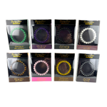 Energy Stone Bracelet - 12 Pieces Per Retail Ready Display 26042 NOVELTY INC