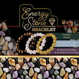 Energy Stone Bracelet - 12 Pieces Per Retail Ready Display 26042 NOVELTY INC