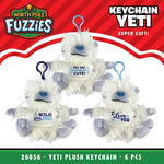 North Pole Fuzzies Yeti Gift Assortment Floor Display - 60 Pieces Per Retail Ready Display 88612 NOVELTY INC