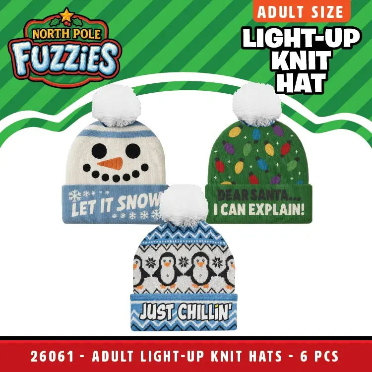 North Pole Fuzzies Yeti Gift Assortment Floor Display - 60 Pieces Per Retail Ready Display 88612 NOVELTY INC