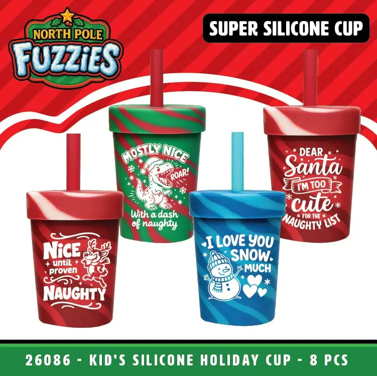 North Pole Fuzzies Yeti Gift Assortment Floor Display - 60 Pieces Per Retail Ready Display 88612 NOVELTY INC