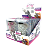 Estuche para encendedor de pedrería Bling - 12 piezas por expositor listo para venta al por menor 26101