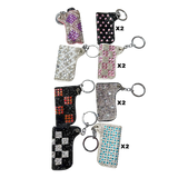 Estuche para encendedor de pedrería Bling - 12 piezas por expositor listo para venta al por menor 26101