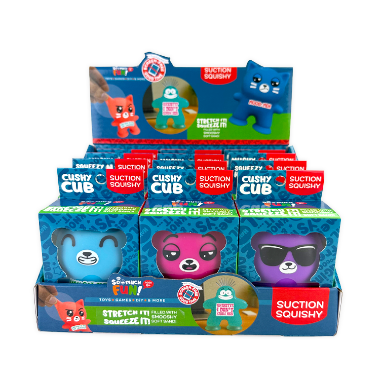 Emotional Support Suction Squishy - 12 Pieces Per Retail Ready Display 26106 KIPP BROTHERS