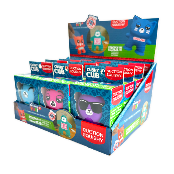 Emotional Support Suction Squishy - 12 Pieces Per Retail Ready Display 26106 KIPP BROTHERS