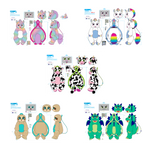 Forever Fuzzy Plush Assortment Floor Display - 44 Pieces Per Retail Ready Display Kit 88613 NOVELTY INC