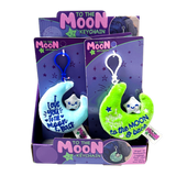 Moon Plush Keychain - 6 Pieces Per Retail Ready Display 26147 NOVELTY INC