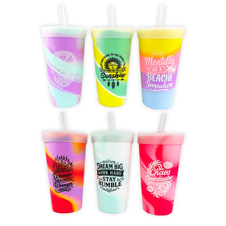 Silicone 22oz Silicone Cup C - 6 Pieces Per Retail Ready Display 26164 ROUGHNECK