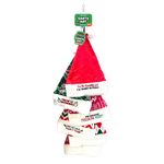 Christmas Santa Winter Hat with Merchandising Hang Strip - 6 Pieces Per Pack 26168 NOVELTY INC
