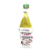Light Up Christmas Santa Winter Hat with Merchandising Hang Strip - 6 Pieces Per Pack 26170 NOVELTY INC
