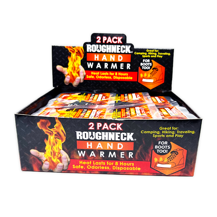 Hand Warmer 2-Pack - 24 Pieces Per Retail Ready Display 26175 ROUGHNECK