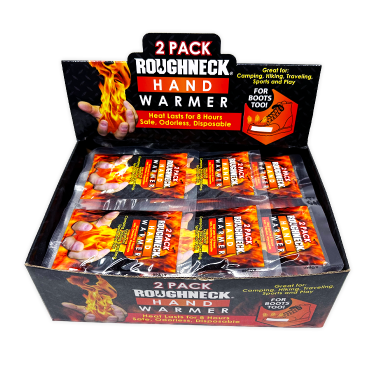 Hand Warmer 2-Pack - 24 Pieces Per Retail Ready Display 26175 ROUGHNECK